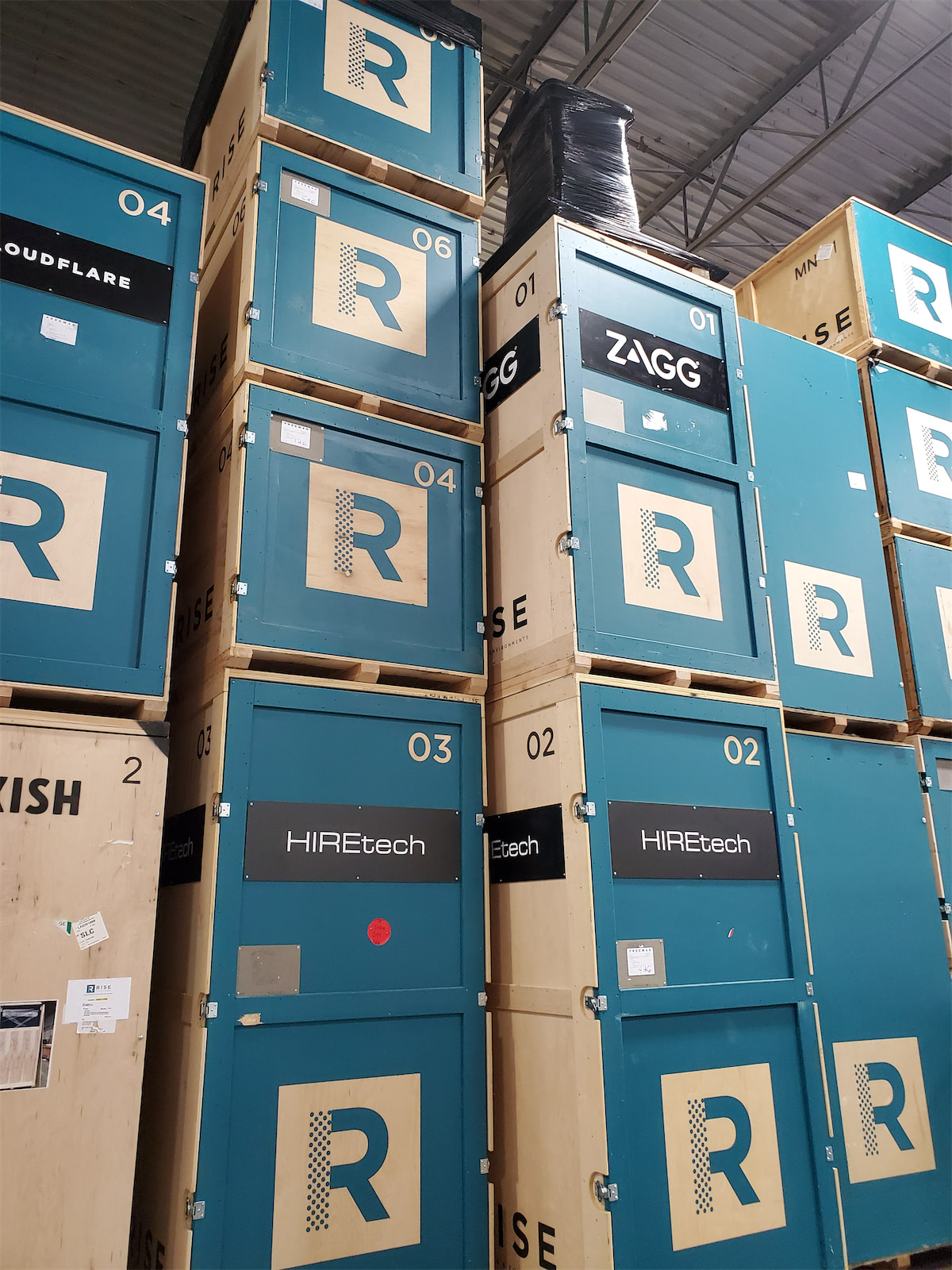 Rise Exhibits warehouse